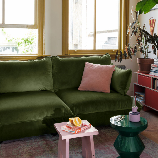Sumo Loveseat Velvet Recycled