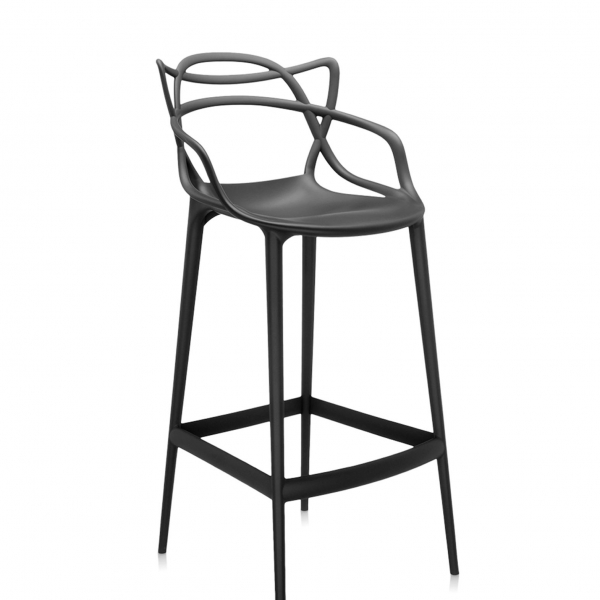Masters stool 75 černá