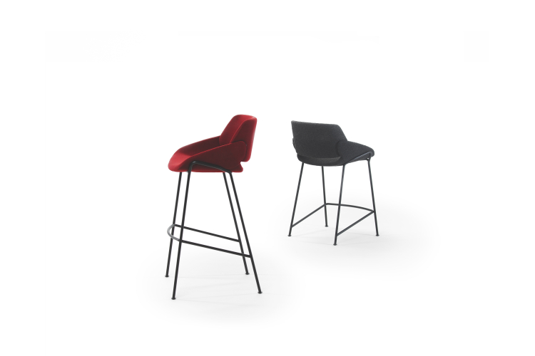 Monk Barstool with backrest