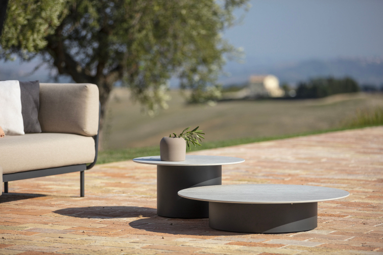 Branta low tables ceramics Ø70