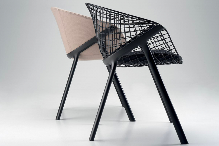 Kobi chair + pad small černá