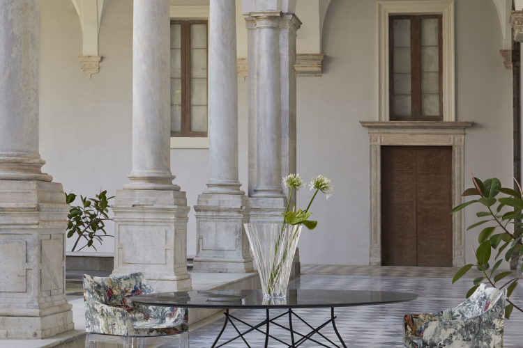 Glossy Marble finish ovál