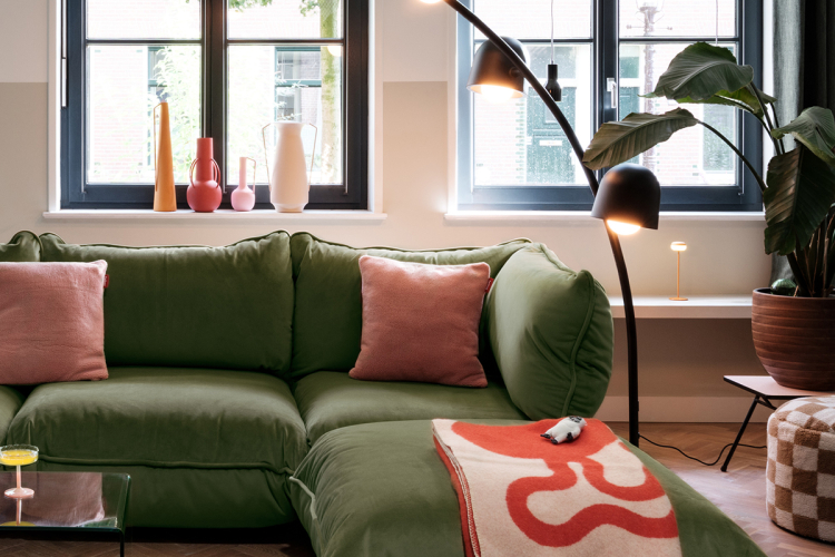 Sumo Corner Sofa Velvet Recycled